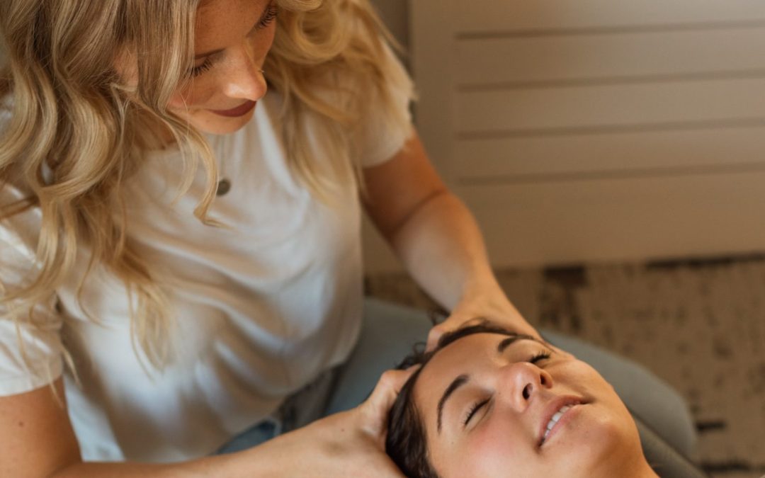 healthy mom taking care of herself